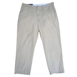 Polo Ralph Lauren Prospect Pants Mens 38x28 (38x32 Tag) Classic Chino Beige Logo